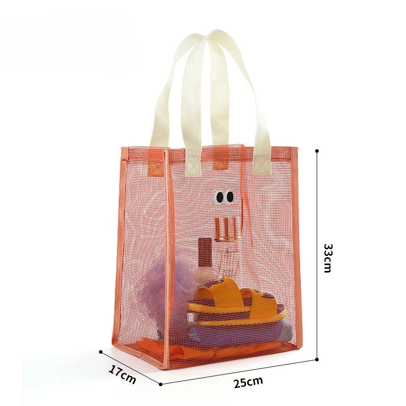 Kids Mesh Beach Tote Bag