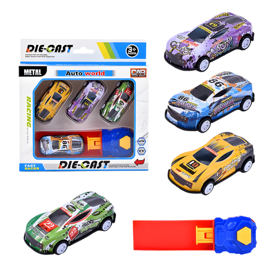 Kids' Mini Car Launcher Play Set