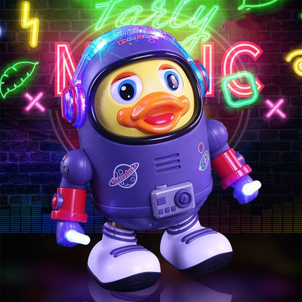 Kids' Musical Dancing Astronaut Duck Toy