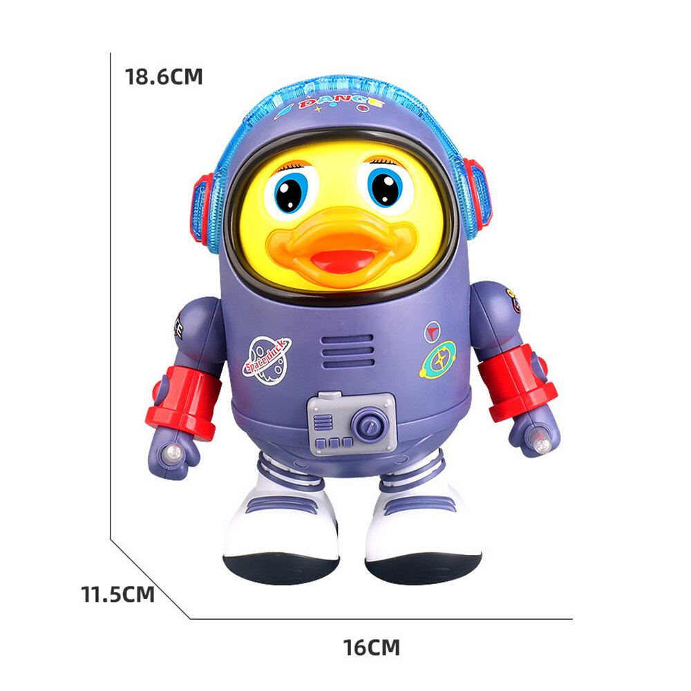 Kids' Musical Dancing Astronaut Duck Toy