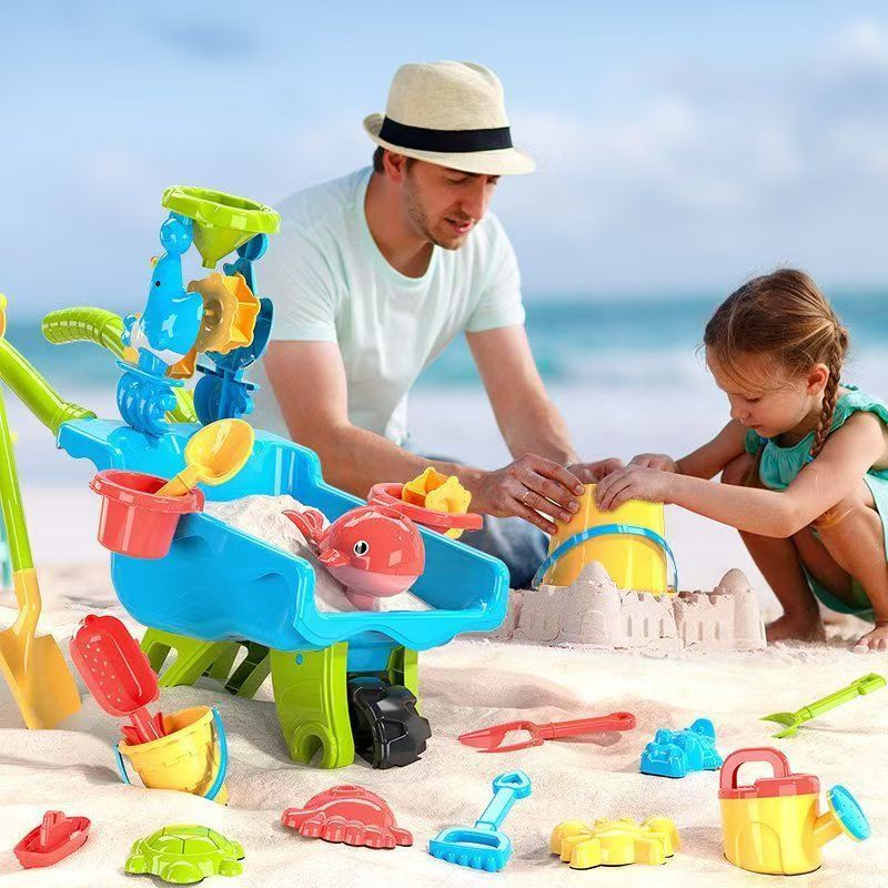 Kids' Outdoor Sand & Beach Wheelbarrow Play Set