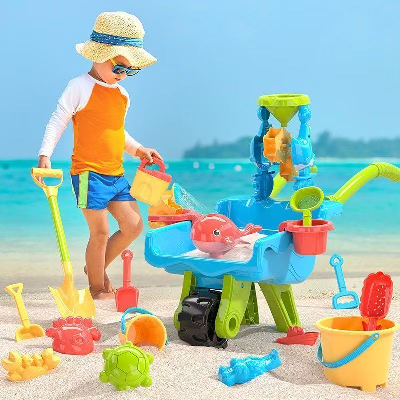 Kids' Outdoor Sand & Beach Wheelbarrow Play Set