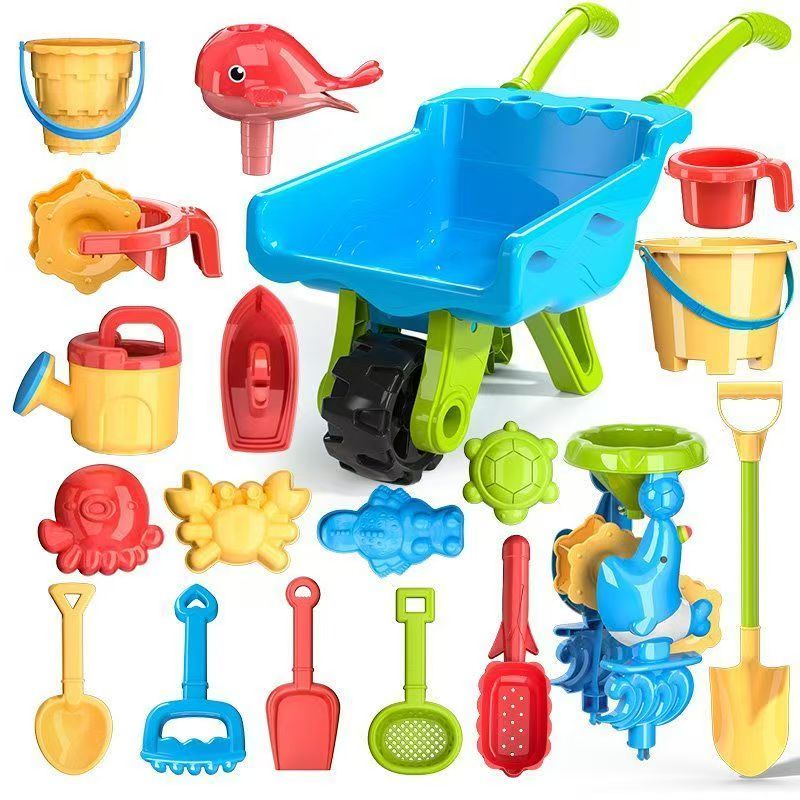 Kids' Outdoor Sand & Beach Wheelbarrow Play Set