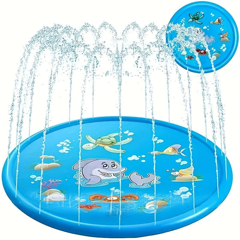 Kids Outdoor Sprinkler Play Mat
