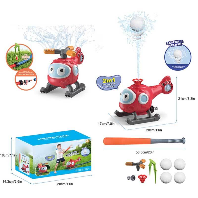 Kids' Outdoor Water Sprinkler Baseball Game