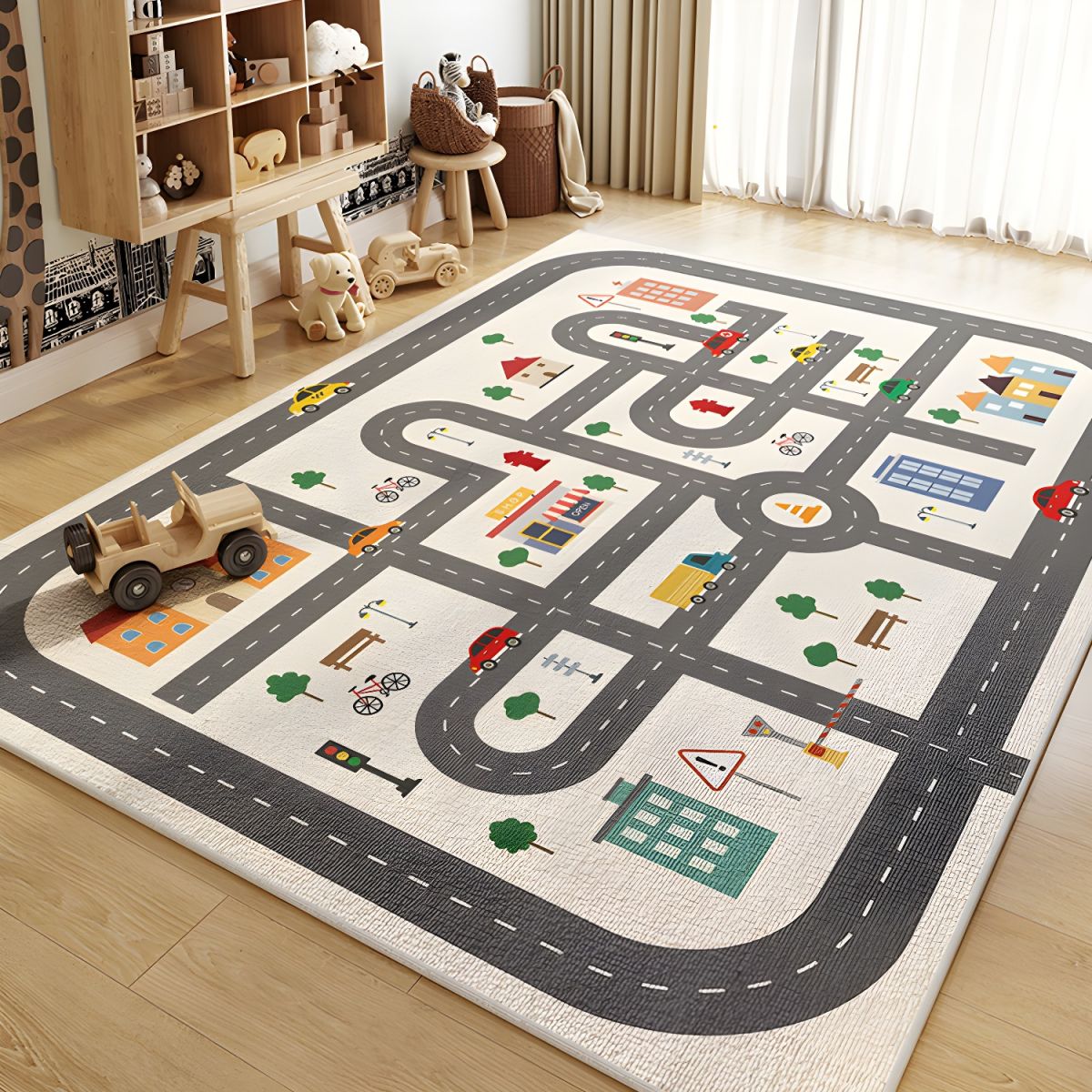 Kids Play Mat Educational Design Anti-Slip