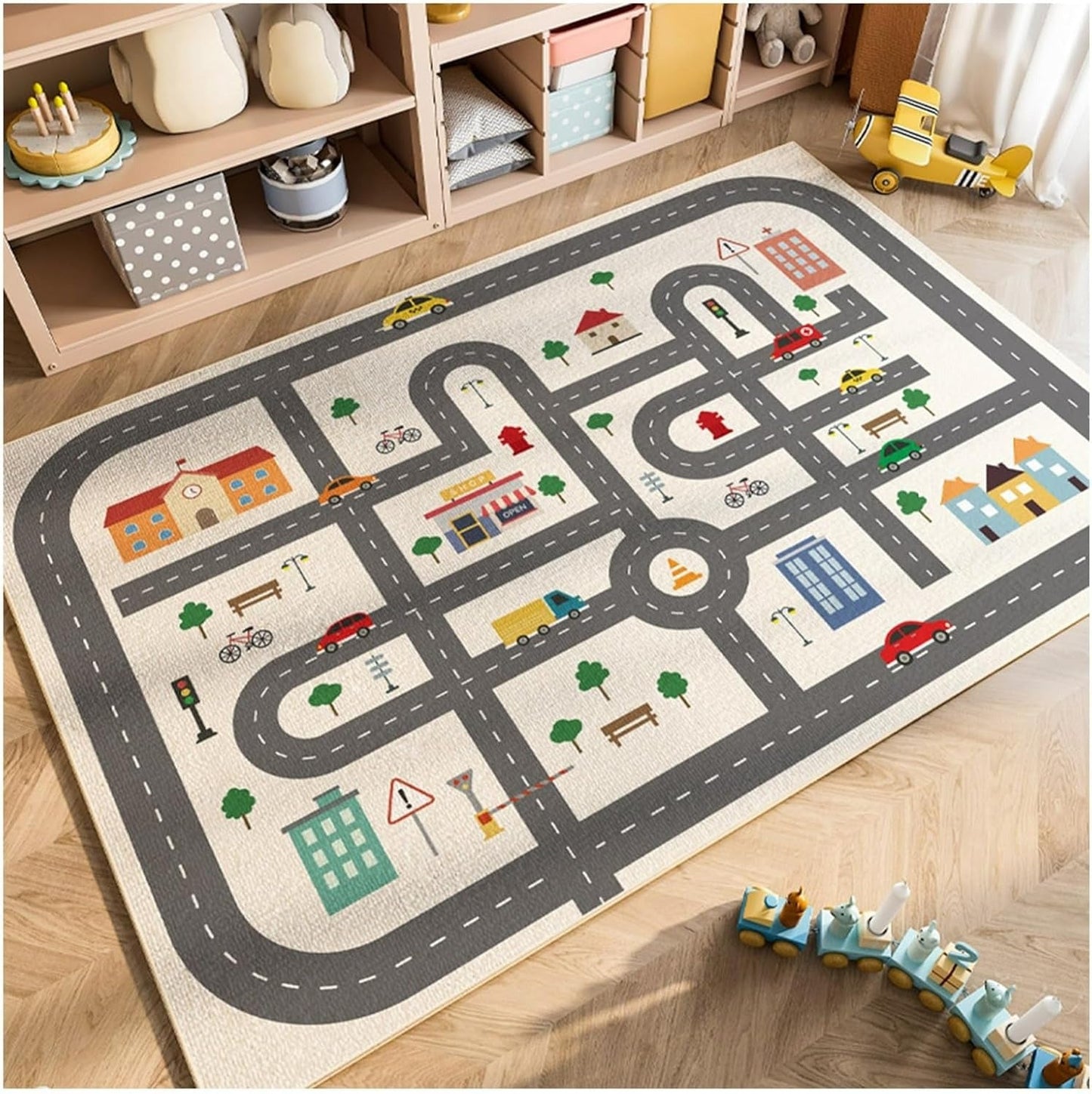 Kids Play Mat Educational Design Anti-Slip