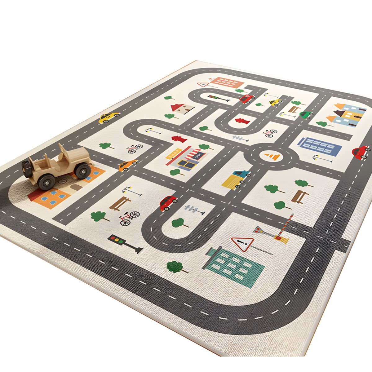 Kids Play Mat Educational Design Anti-Slip