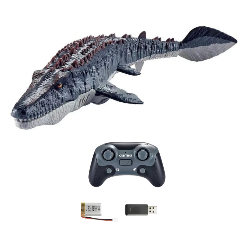 Kids' RC Swimming Dinosaur Toy with Water Spray