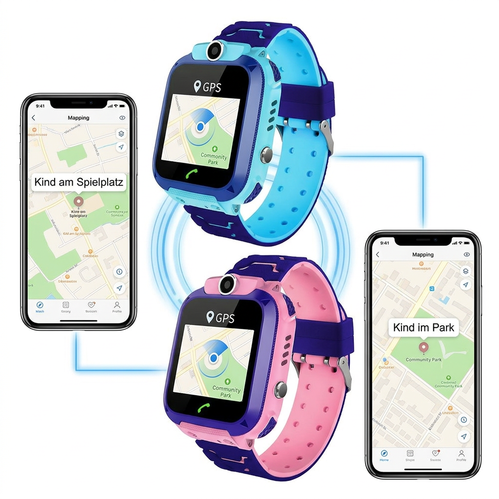 Kids Smartwatch with GPS, Camera, Phone Calls and SOS Button