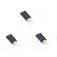 Kids' Solar Powered Hopping Grasshopper Toy