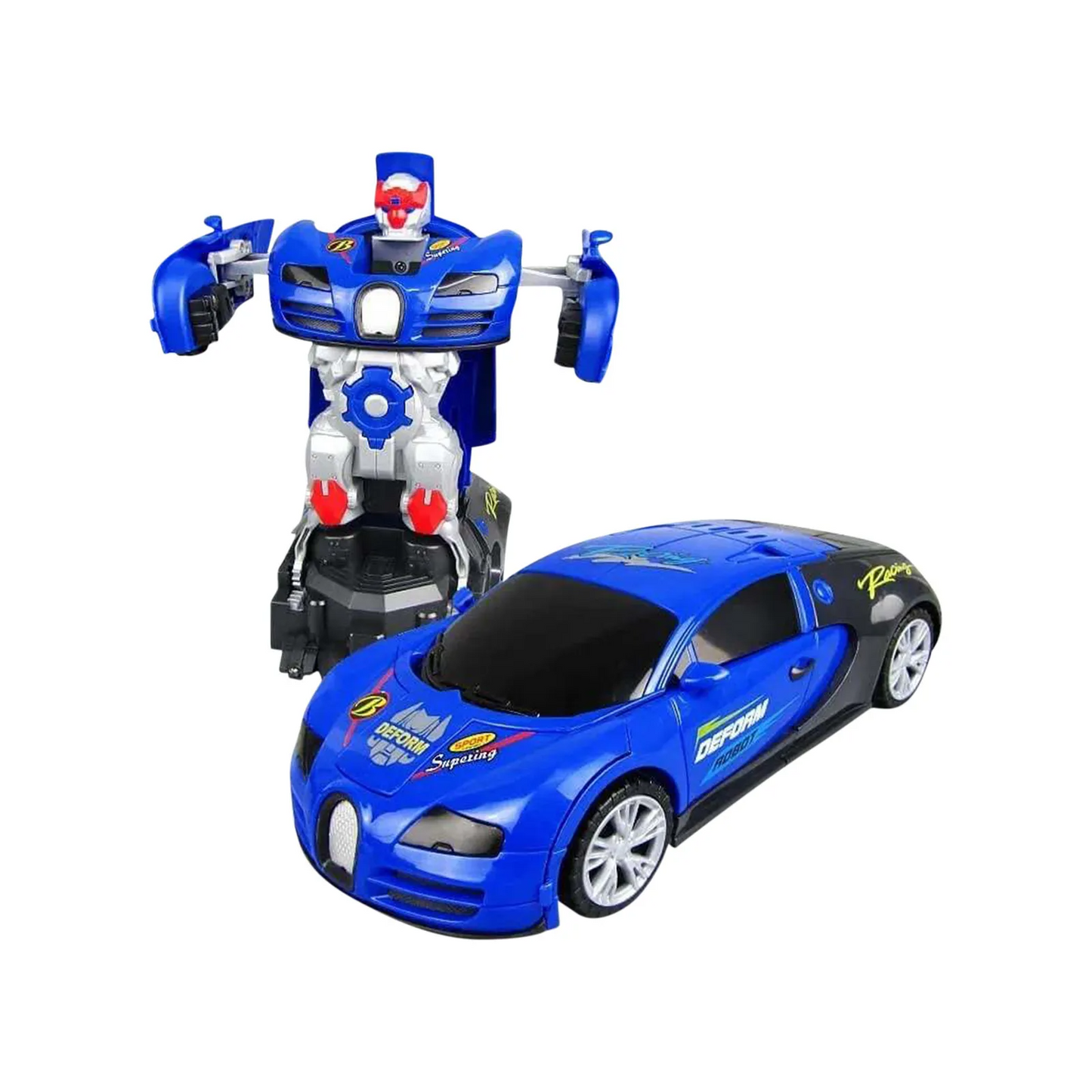 Kids' Transforming Robot Toy Car with Obstacle Detection