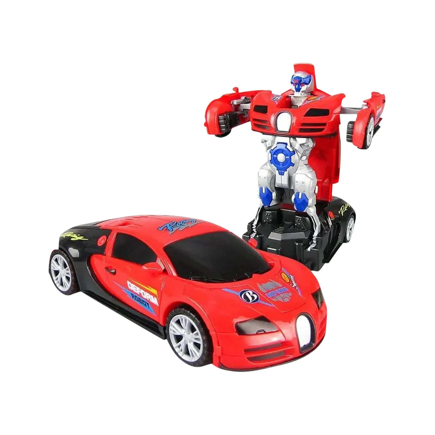 Kids' Transforming Robot Toy Car with Obstacle Detection