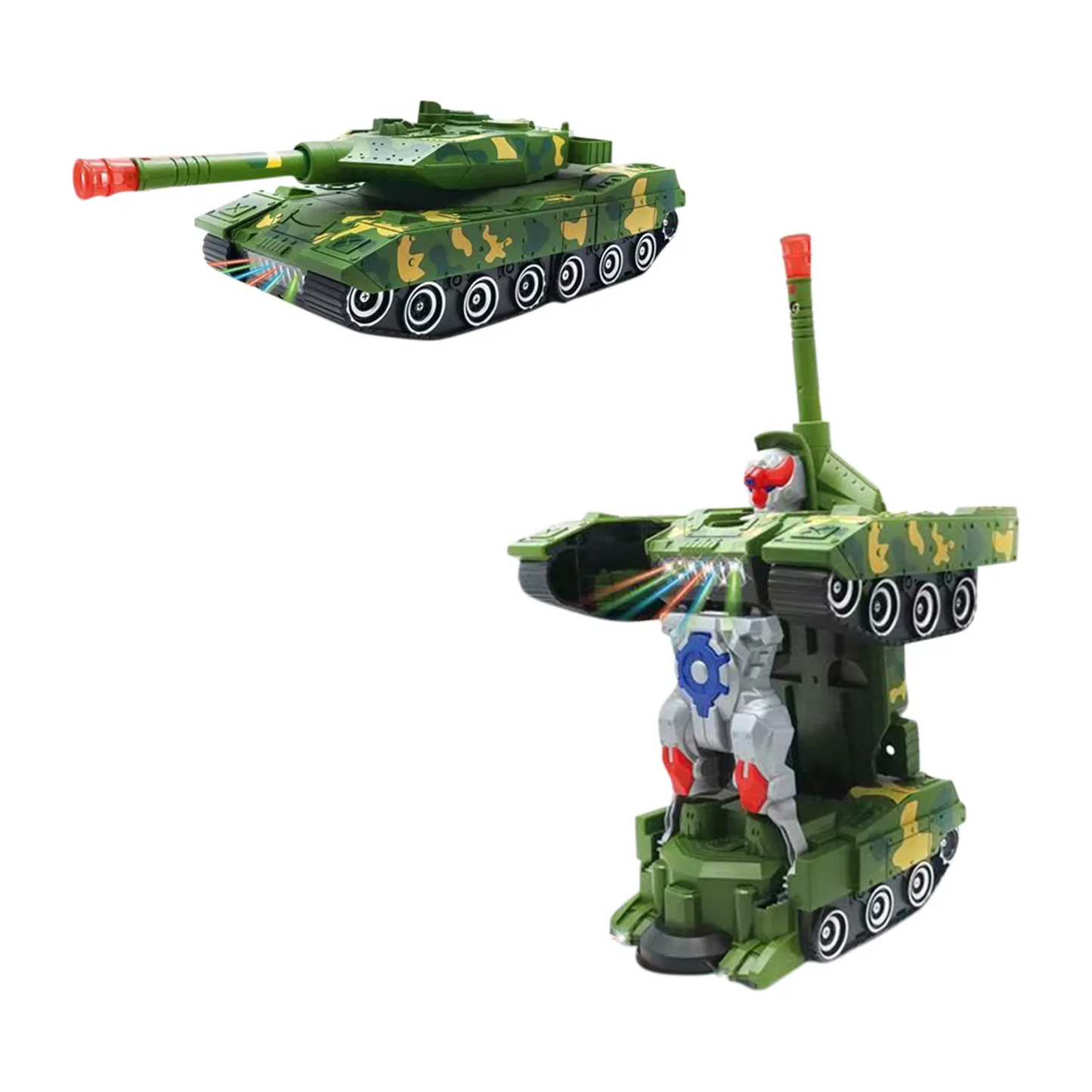 Kids' Transforming Robot Toy Car with Obstacle Detection