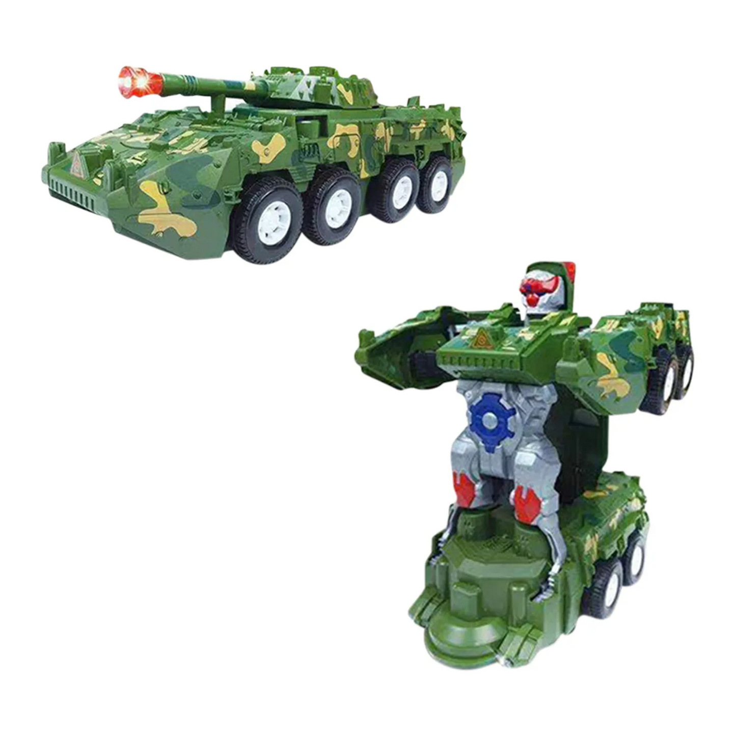 Kids' Transforming Robot Toy Car with Obstacle Detection