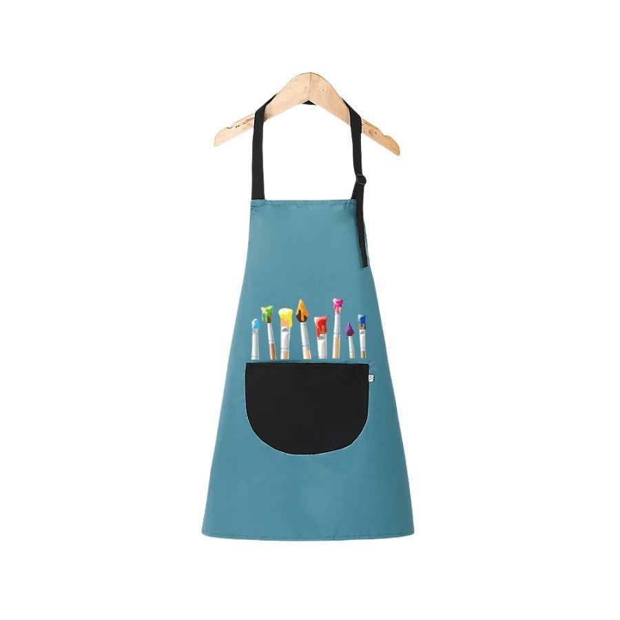 Kids Waterproof Art & Play Smock for Ages 2-12