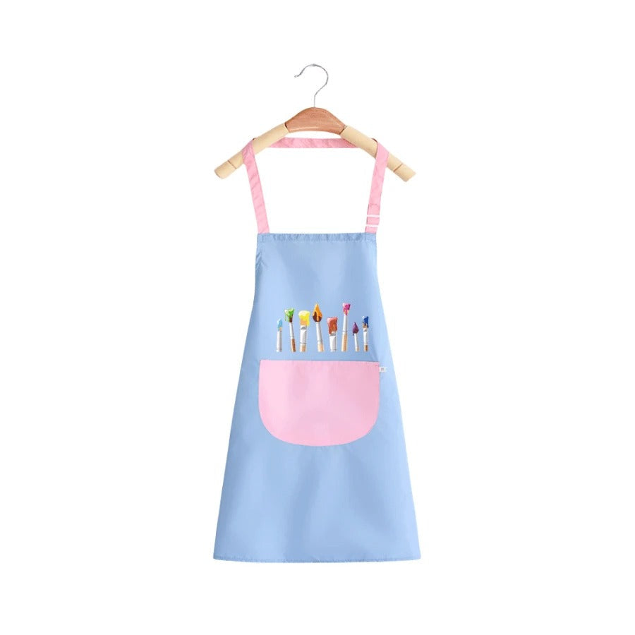 Kids Waterproof Art & Play Smock for Ages 2-12