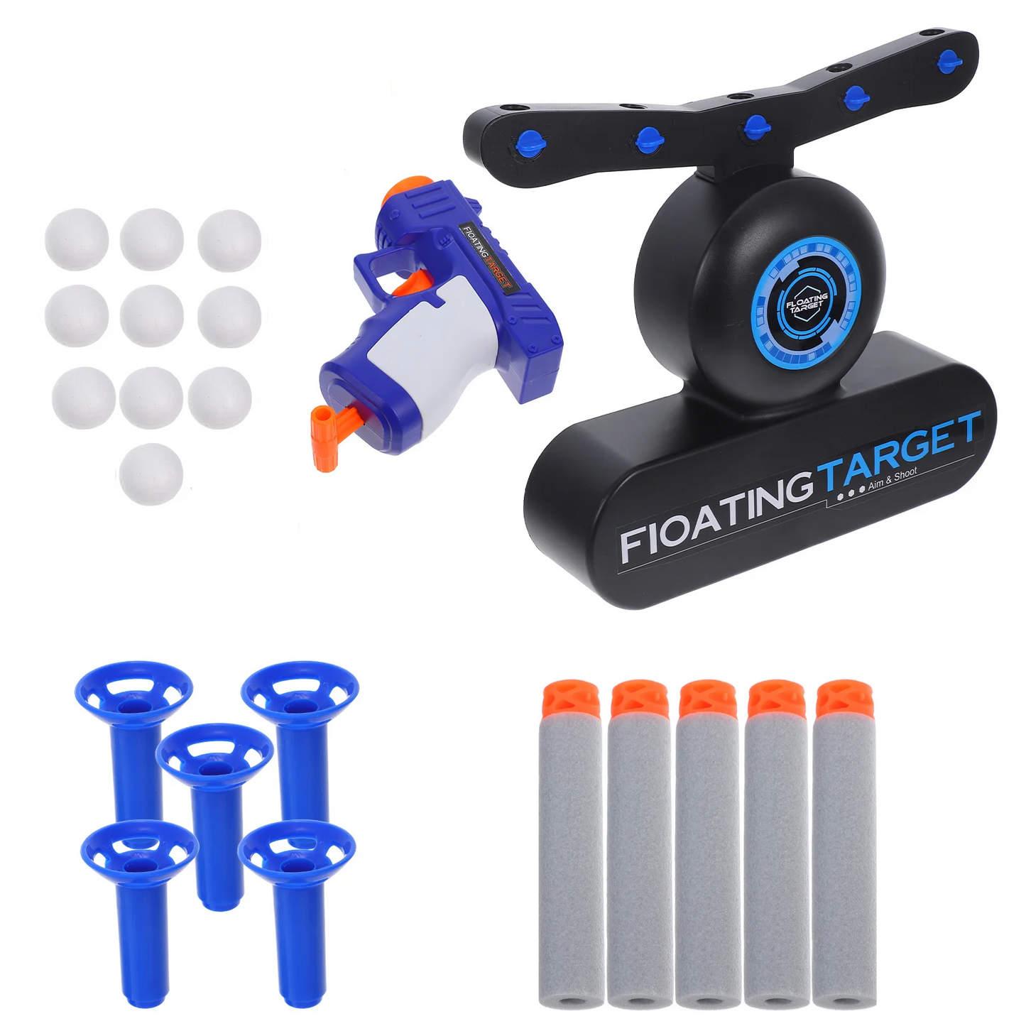 Kletshuts™ AirshotToy: Floating Ball Airshot Target Shooting Toy Set