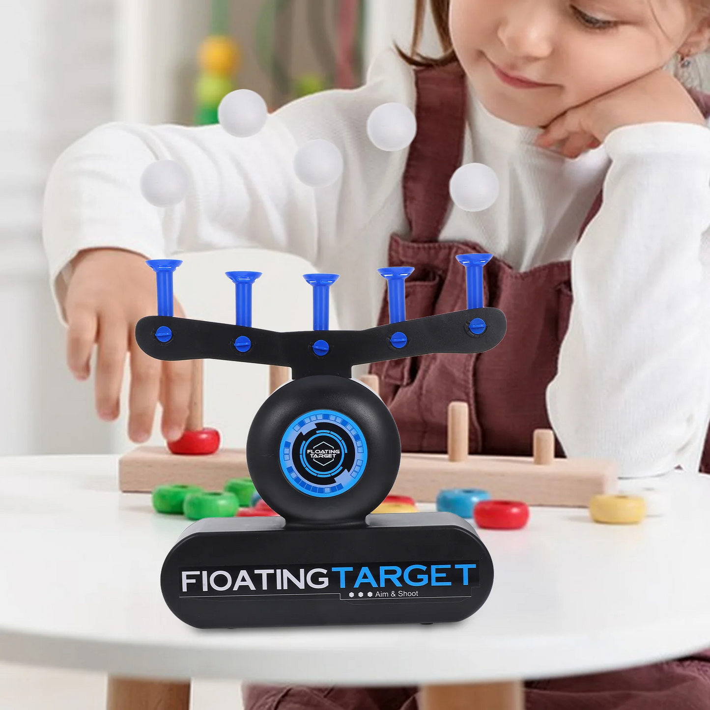 Kletshuts™ AirshotToy: Floating Ball Airshot Target Shooting Toy Set