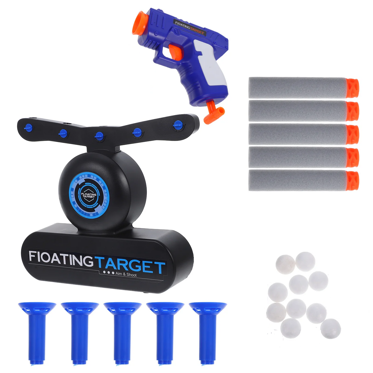 Kletshuts™ AirshotToy: Floating Ball Airshot Target Shooting Toy Set