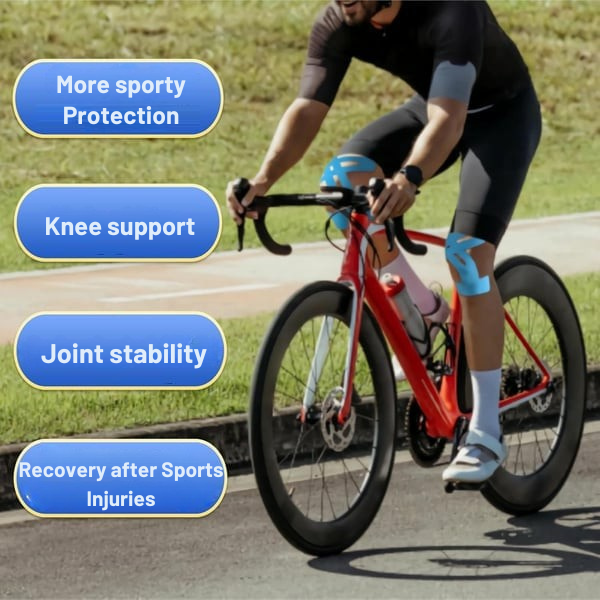 Knee Brace | Pre-Cut Kinesio Tape | Breathable Knee Support