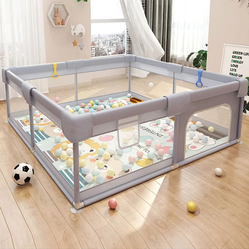 Large Baby & Toddler Playpen – Safe Indoor & Outdoor Play Area with Soft Panels