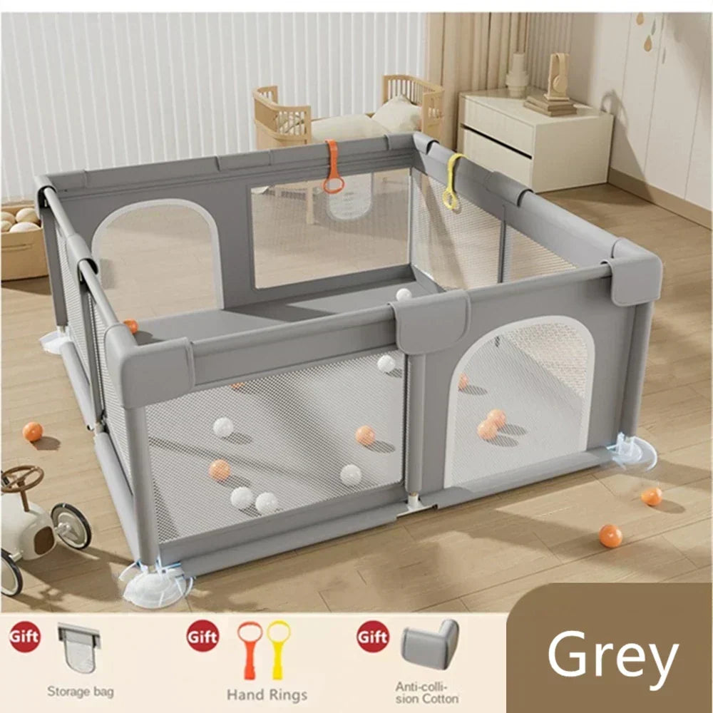 Large Baby & Toddler Playpen – Safe Indoor & Outdoor Play Area with Soft Panels