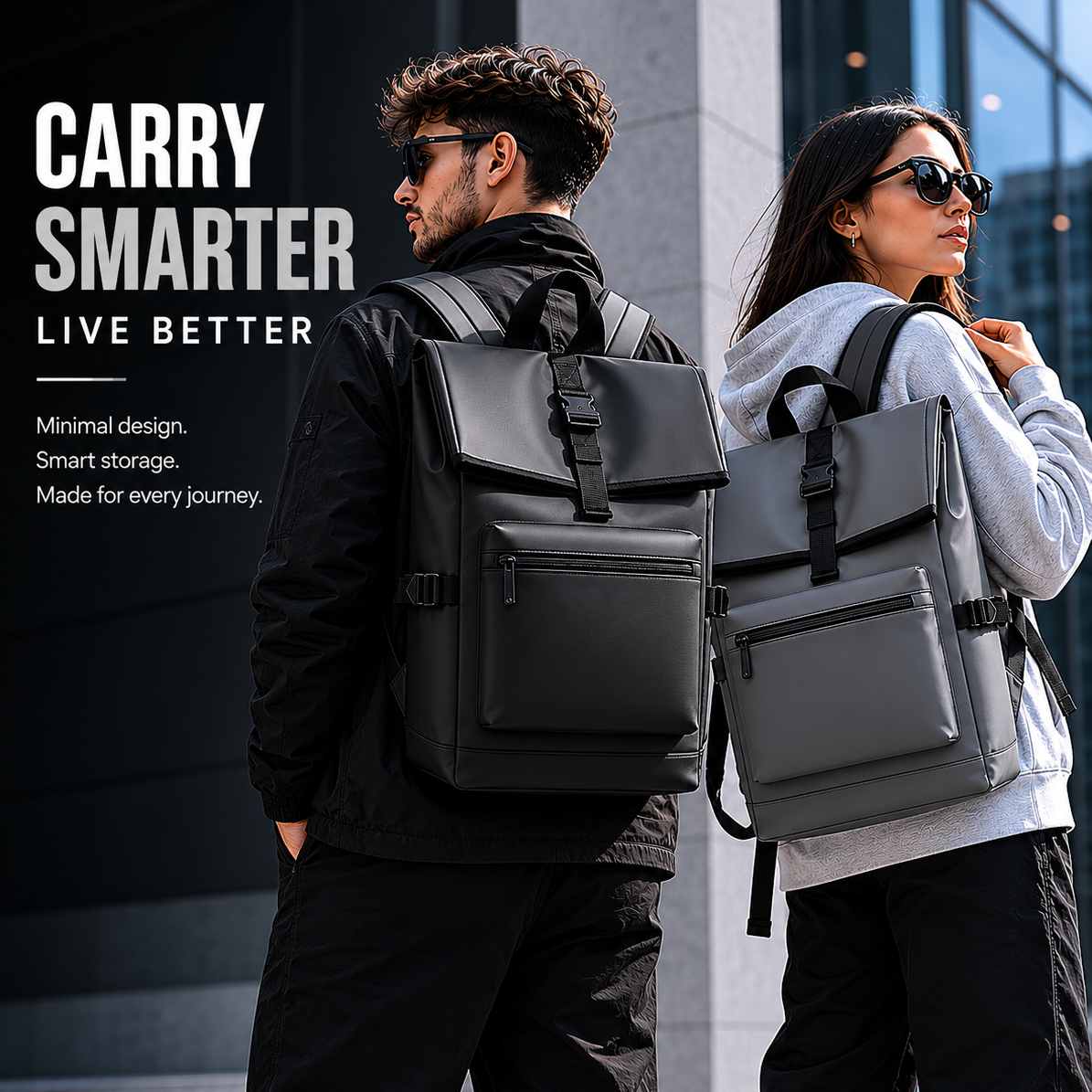 Large Capacity Commuter Backpack
