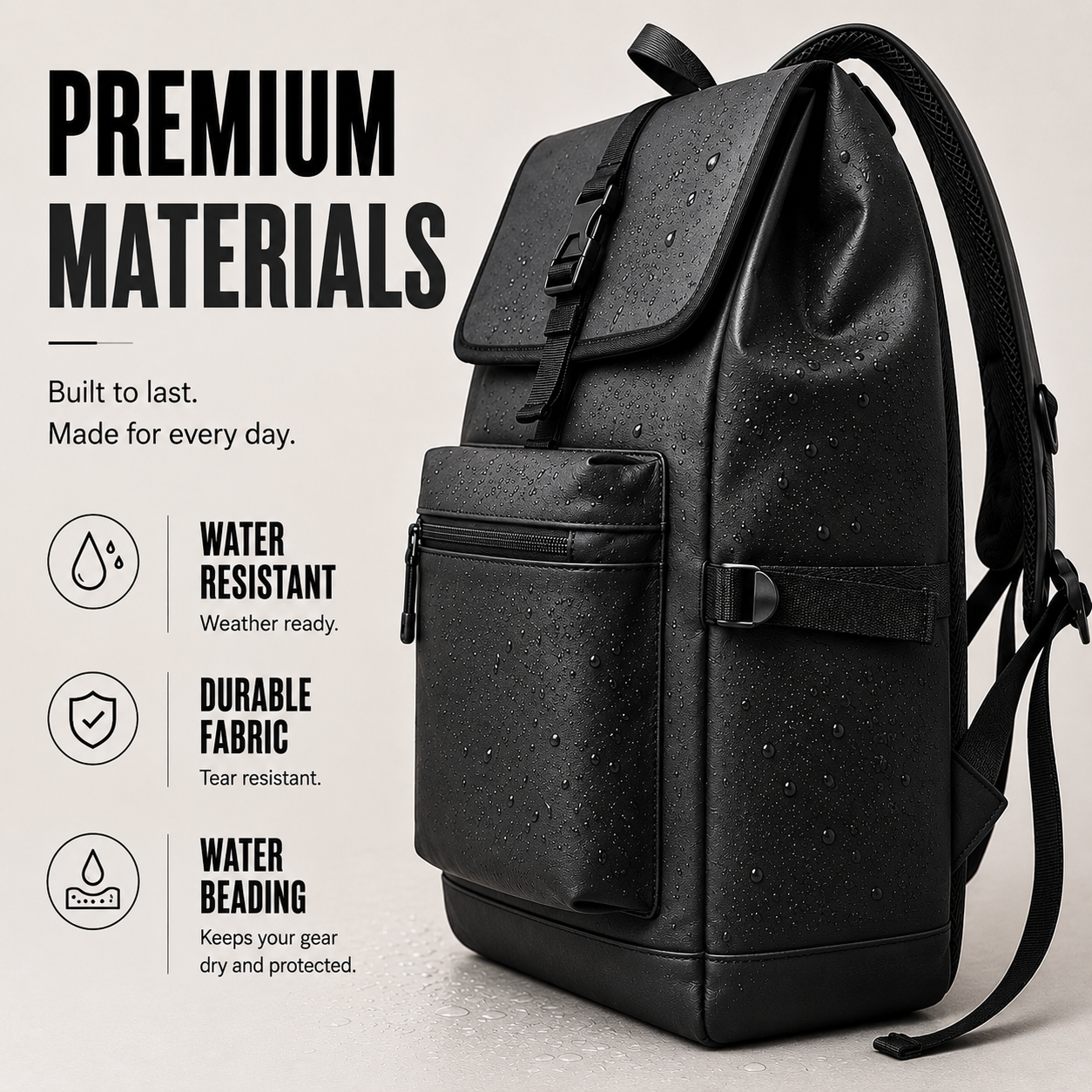 Large Capacity Commuter Backpack