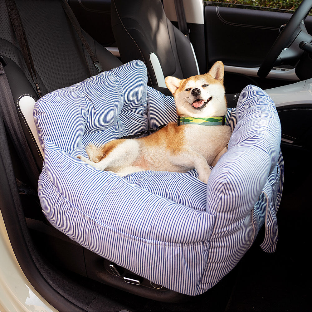 Large Dog Car Seat - Portable, Cozy Cushion for Outings