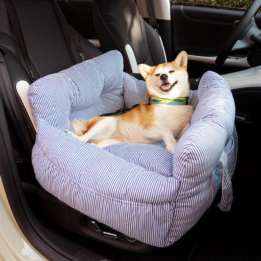 Large Dog Car Seat - Portable, Cozy Cushion for Outings