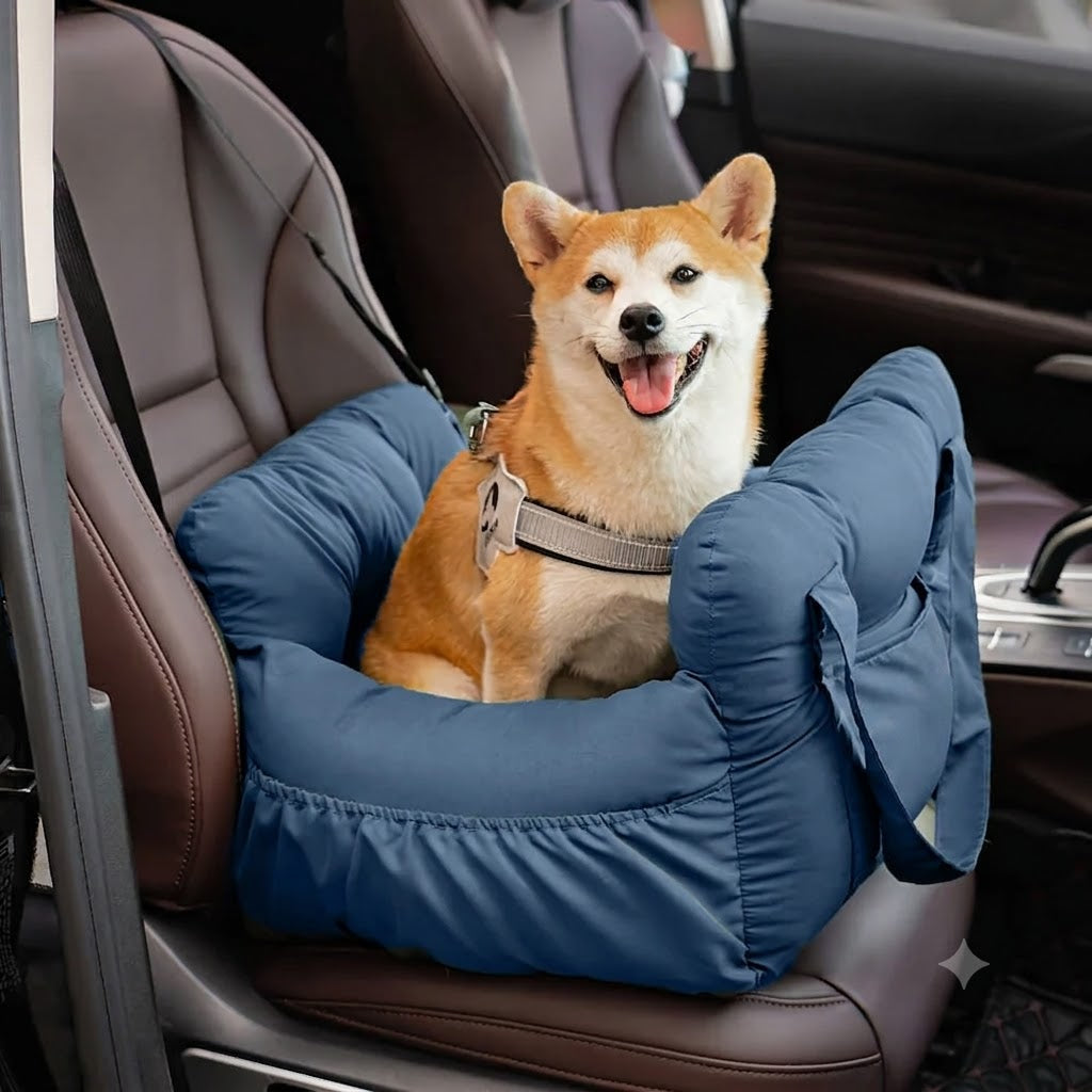 Large Dog Car Seat - Portable, Cozy Cushion for Outings
