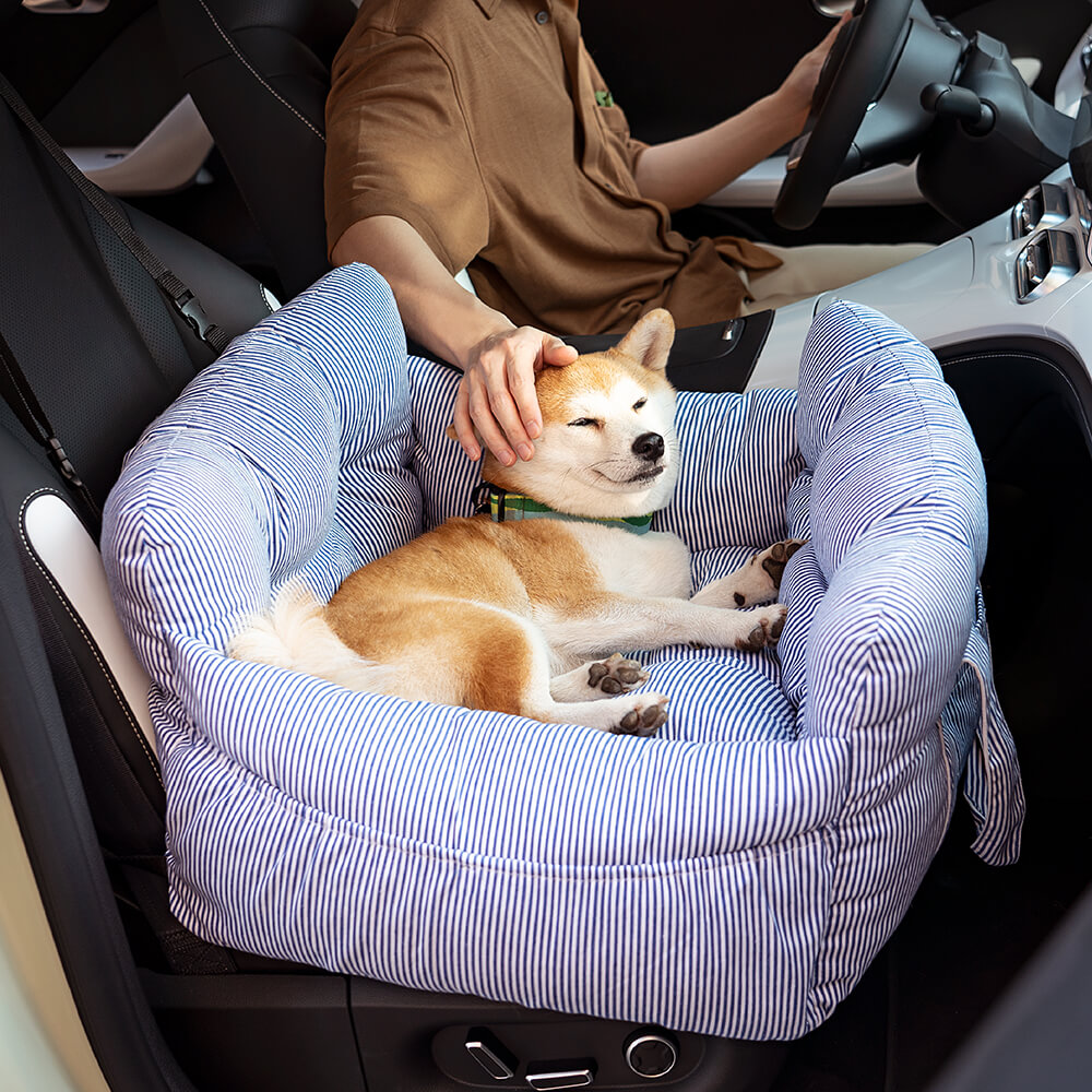 Large Dog Car Seat - Portable, Cozy Cushion for Outings