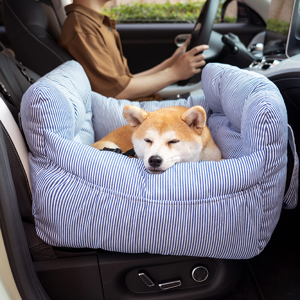 Large Dog Car Seat - Portable, Cozy Cushion for Outings
