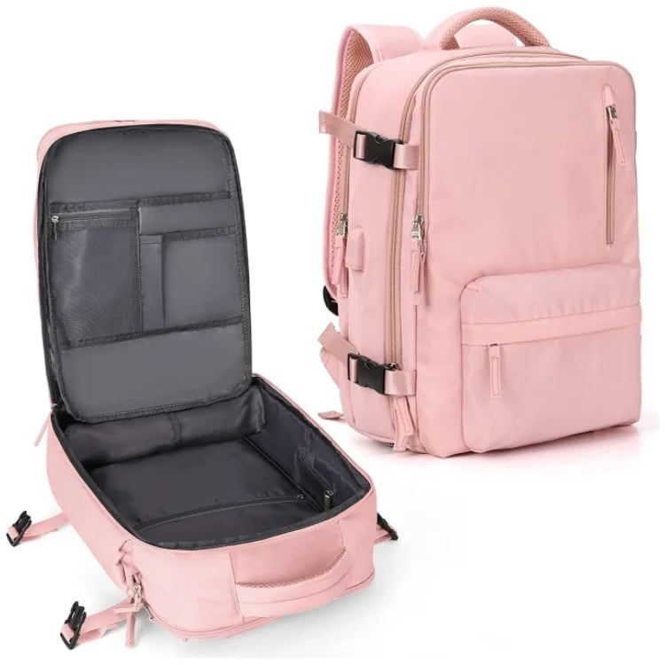 Large Women's Travel Bag Waterproof Hiking Backpack – 35L Multifunction
