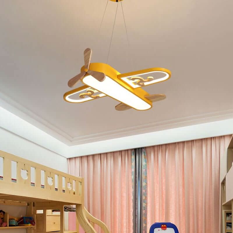 LED Airplane Ceiling Light for Kids Room with Remote