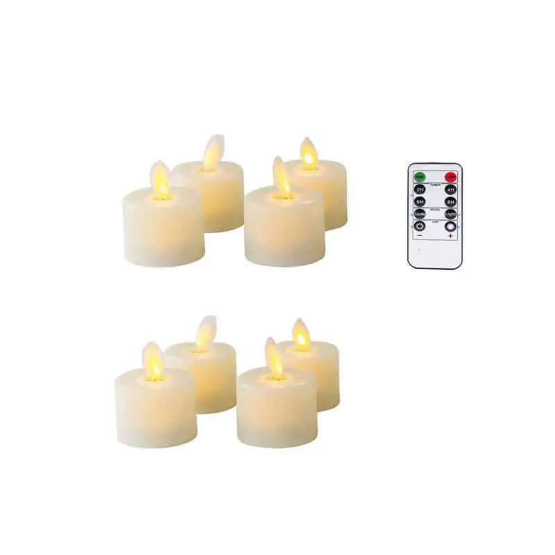 LED Candle Holder Set with Moving Wick