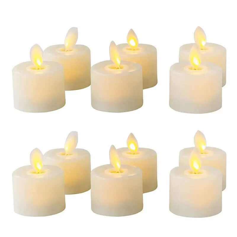 LED Candle Holder Set with Moving Wick