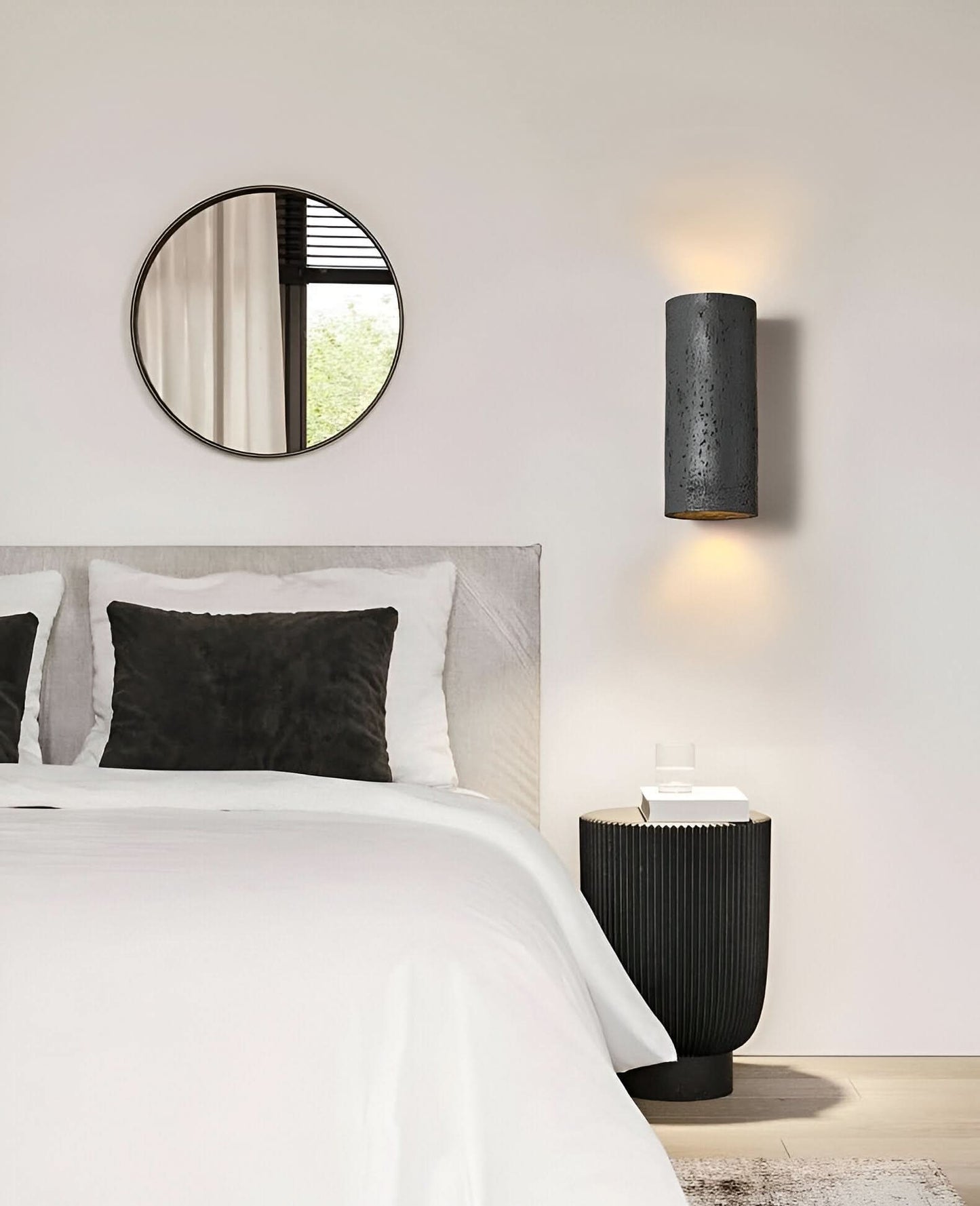 LED Cylinder Wall Light – Set of 2