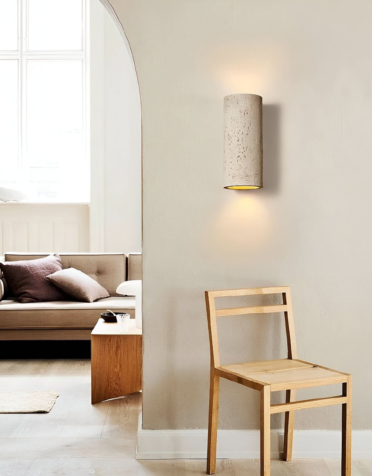 LED Cylinder Wall Light – Set of 2