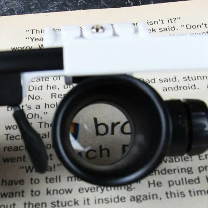 LED Magnifying Glasses - 8x 15x 23x Loupes | Comfort & Precision