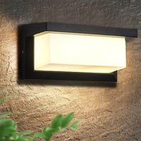 LED Outdoor Wall Light with Motion Sensor - Modern Design