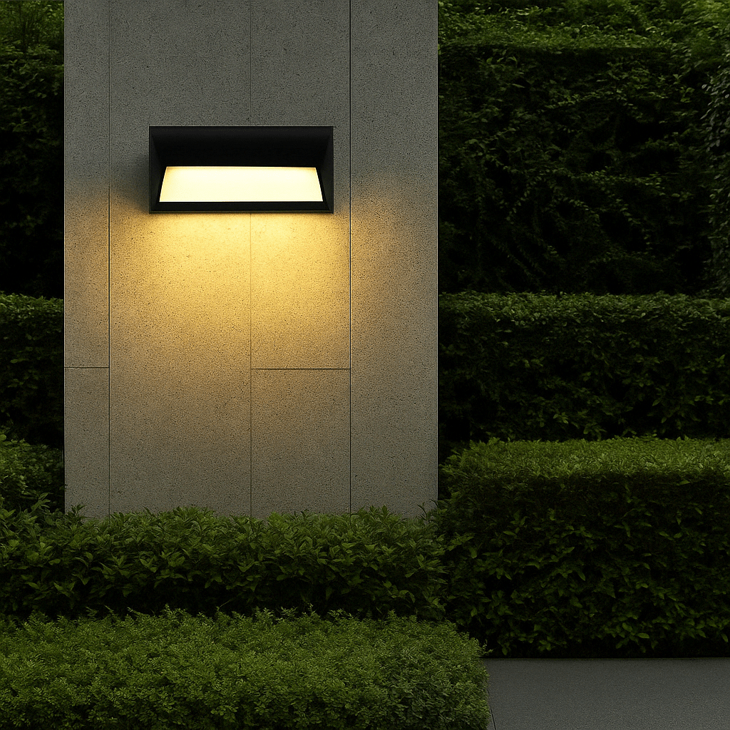 LED Outdoor Wall Light with Motion Sensor - Modern Design
