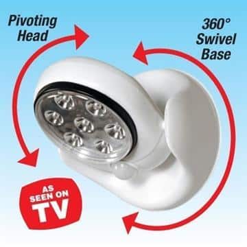 LED Sensor Lamp with Motion Sensor and 360 Degree Angle