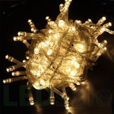 LED String Lights – 100 LED Indoor/Outdoor 10 Meters, Warm White, Red, Green, Multicolor or Blue