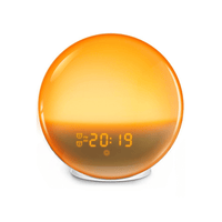 Light Alarm Clock with Radio & Nature Sounds - GlowRise