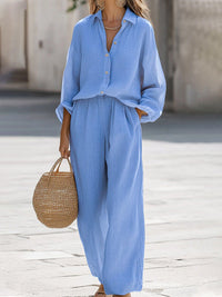 Light linen set