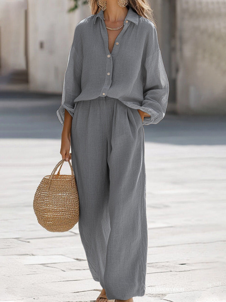 Light linen set