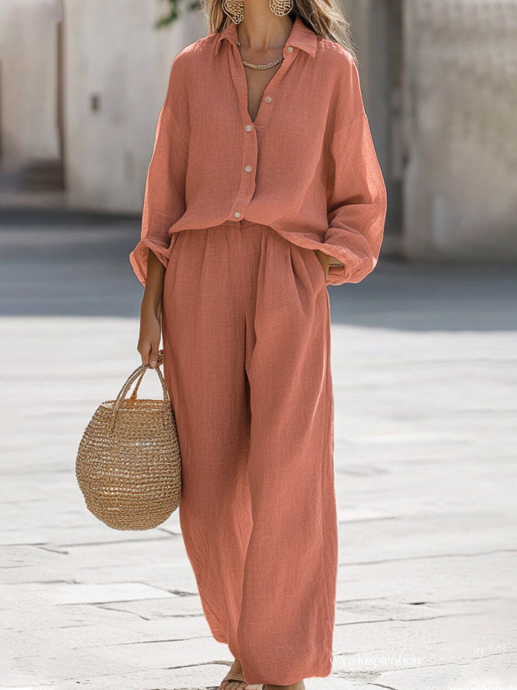 Light linen set