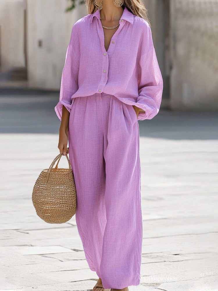 Light linen set